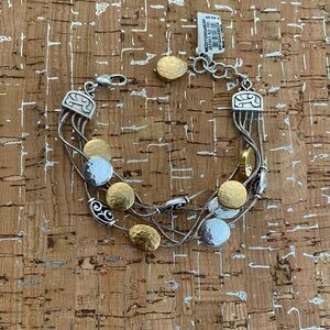 Elegant Brighton Gold and Silver Bracelet. NWT